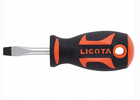 На сайте Трейдимпорт можно недорого купить Отвертка профессиональная короткая (-)6.5*38мм ASD-5303865. 